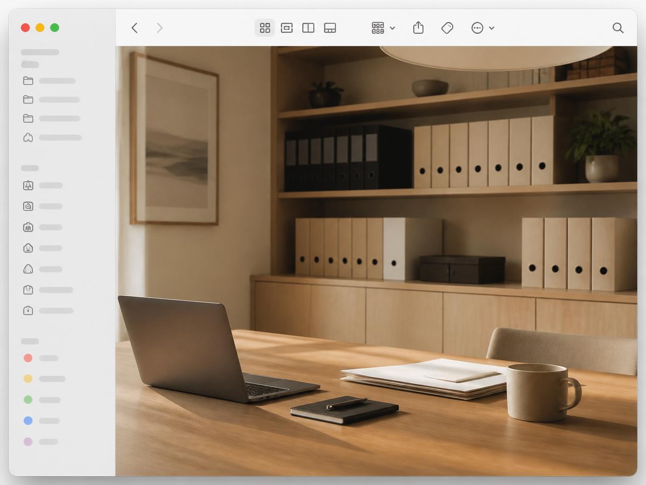 Data room folders — cap table, financials, contracts, board minutes